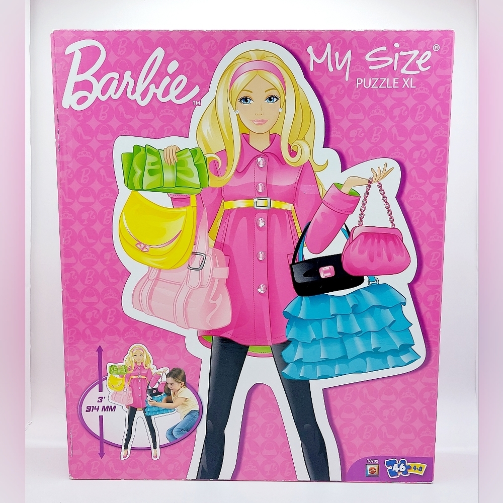 Mattel Barbie My‎ Size XL 3 Foot Tall 46 Pieces